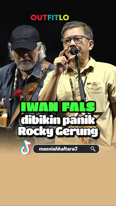 Iwan Fals dibikin panik Rocky Gerung di Panggung #iwanfals #rockygerung
