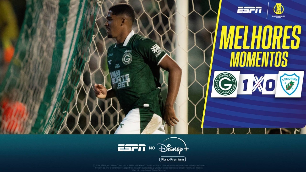 GOIÁS VENCE, COLA NO G6 E CRAVA LONDRINA NA ZONA DE REBAIXAMENTO DA SÉRIE B | MELHORES MOMENTOS