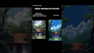 Using procreate pocket timelapse video #digitalart #art #drawing #procreate