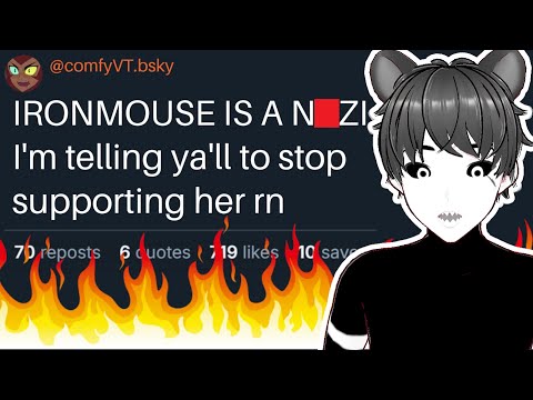 Bluesky is Trying to Cancel Ironmouse and other Vtubers again...