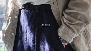 12.5oz Linen Denim Trousers - YouTube