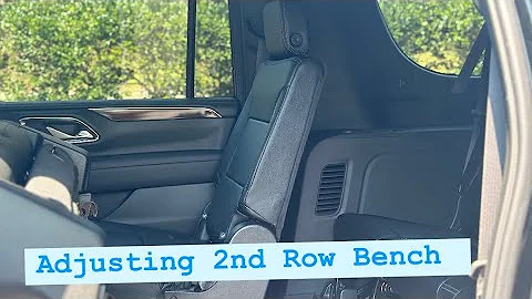 How To Adjust Your 2nd row bench & 3rd row in Your Yukon