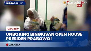 Seru! Warga Unboxing Bingkisan Open House Presiden Prabowo di Istana Negara, Apa Saja Isinya?