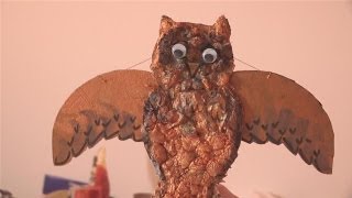 bird puppets step making