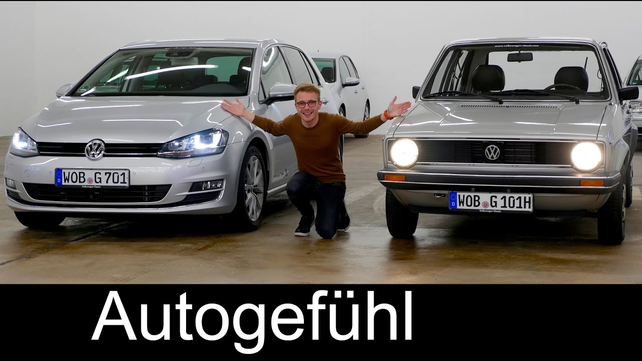 Volkswagen Golf All 7 generations! Exclusive VW comparison test review - Autogefühl