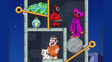 Prison Escape: Pull The Pin All Level Gameplay Puzzle