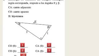 Primero trigonometria - RAZONES TRIGONOMETRICAS DE ANGULOS AGUDOS I Primero trigonometria - RAZONES TRIGONOMETRICAS DE ANGULOS AGUDOS I