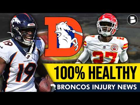 Today’s Denver Broncos Injury News Is PICTURE PERFECT!