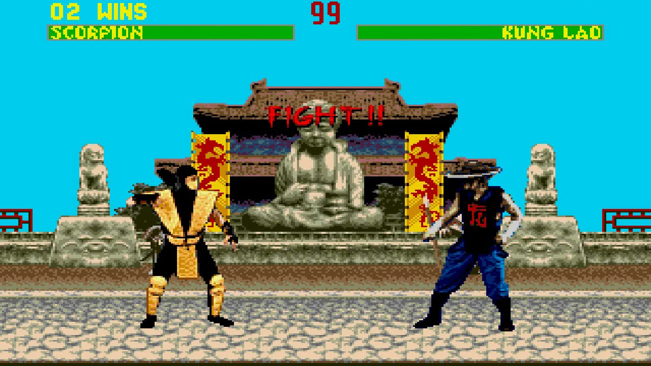 MORTAL KOMBAT II: UNILIMTED - (ВЗЛОМ / МЕГАДРАЙВ) - [SCORPION] - ПРОХОЖДЕНИЕ