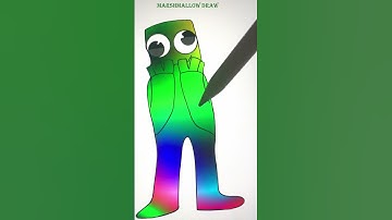 Rainbow Friends Tutorials #Subscribe#fyp#ipad #procreate#shorts#arttiktok#funny #cool#draw