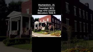 Famous Random US Towns: Humeston, IA #shorts Net Worth