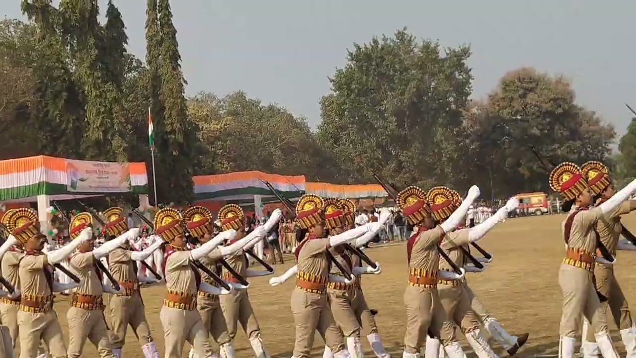 Chaithu enjoying 26th january parade 