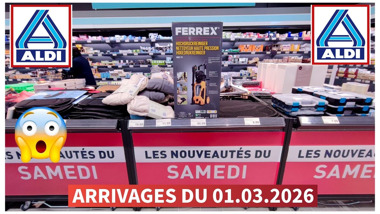 Aldi Arrivage de la Semaine 1 MARS 2026 ✨ Textile ✨ CUISINE ✨ DÉCORATION ✨ #aldi