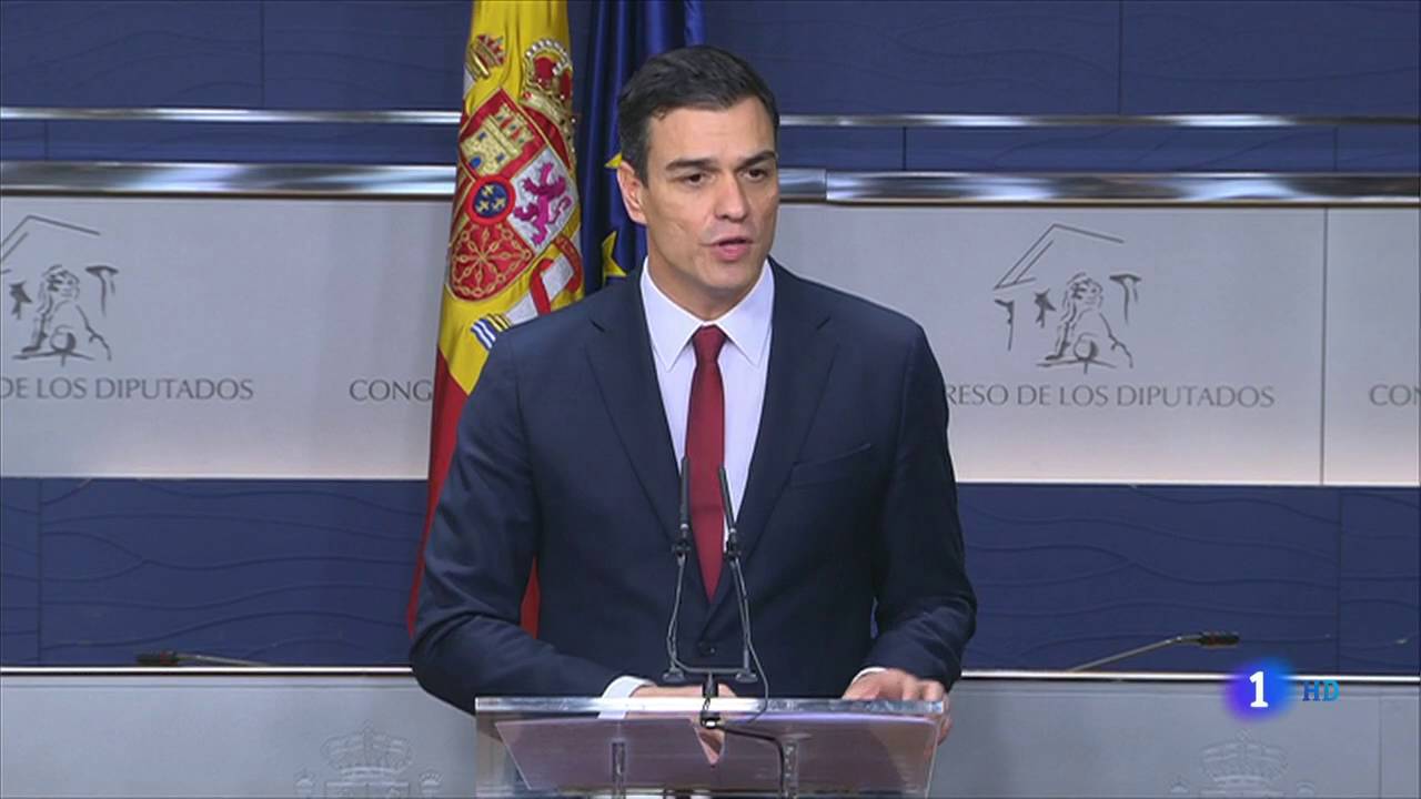 Discurso de Pedro Sánchez tras ser elegido por el Rey Felipe VI para formar gobierno