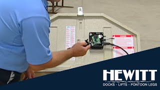 Programing the Remote on a Hewitt Hydraulic Boat Lift