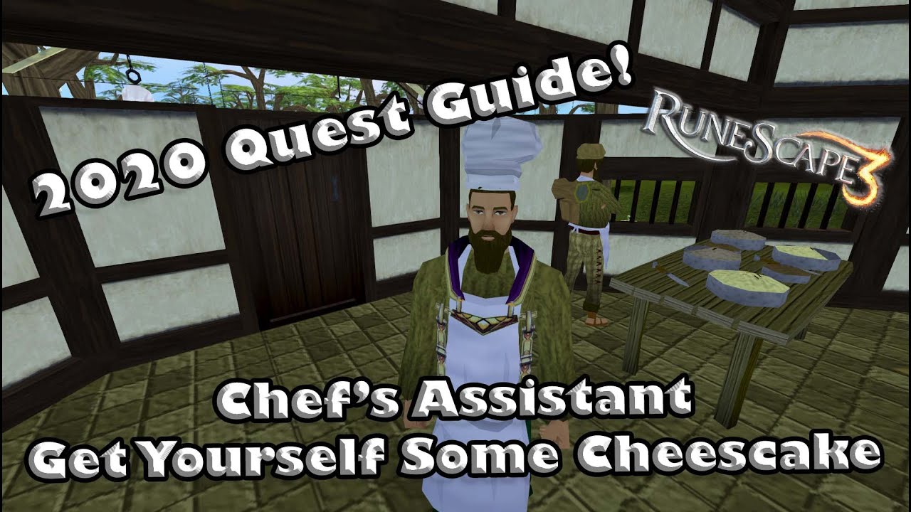 RS3 2020 Quest Guide Chef's Assistant Lets Make Some Cheesecake