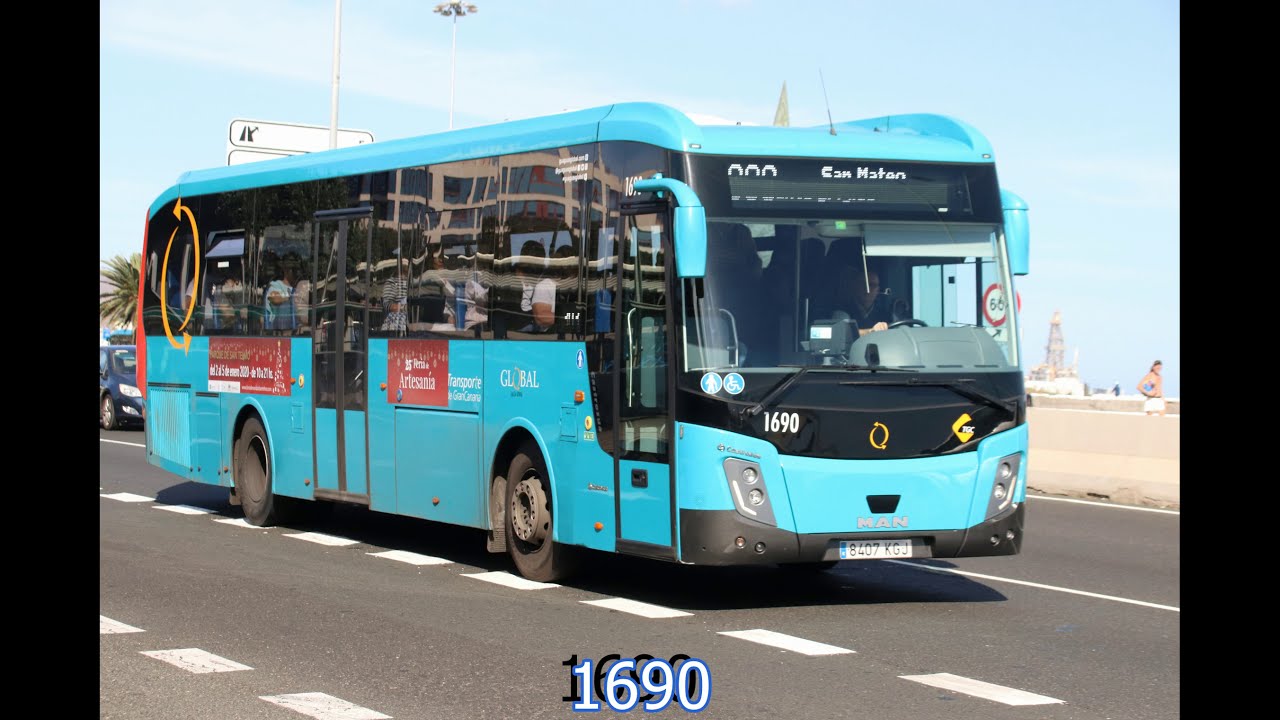 Las Palmas de Gran Canaria (Bus; Global 1600-1700) (20191220) (Slide show)