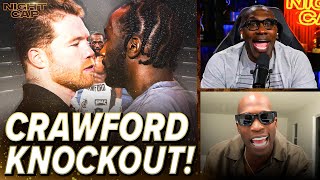 Unc REACTS to HEATED face-off between Canelo v Crawford! Ocho's BETTING on a Bud KO! | Nightcap