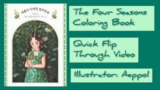 The Four Seasons Coloring Book - Quick Flip Through