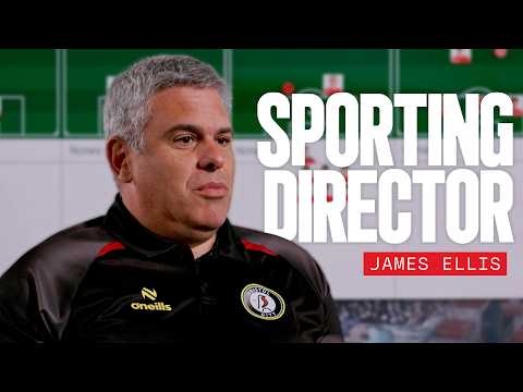 James Ellis' first interview as Sporting Director