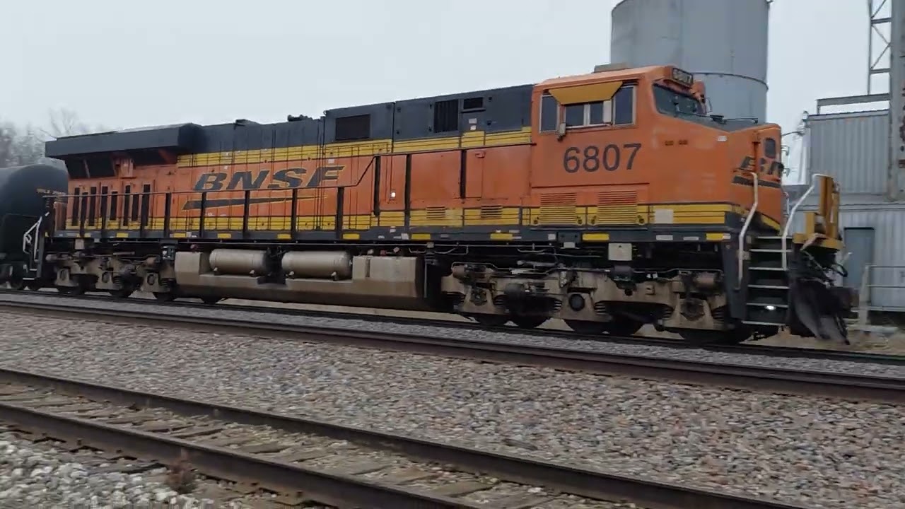 Railfan's Marceline Subdivision BNSF #8326 Lead H - TULGAL Mix Freight at La Plata MO Hornshow 3x 