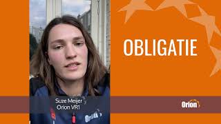 Obligaties SV Orion - Suze Meijer-