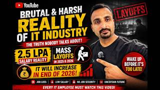😱 “2.5 Lakh IT Employees Fired! AI Ne IT Industry Ko Hila Diya | Brutal Reality 2025-26” #vlog #ai