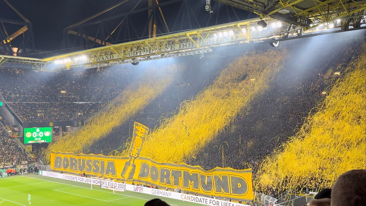 Choreo 12. Minute 🔥 Borussia Dortmund - Leverkusen 🇩🇪 DFB-Pokal Achtelfinale 2025/2026