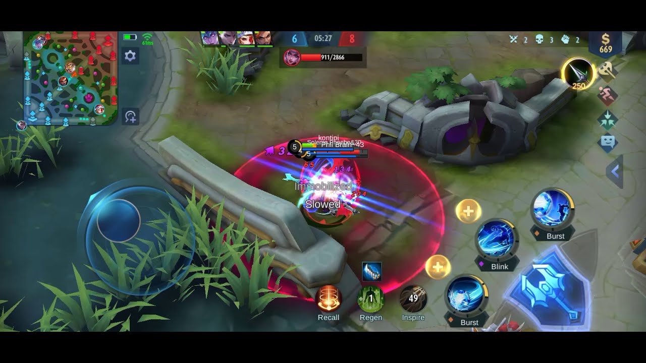 Mobile legends Gameplay On Phone 2020 - YouTube