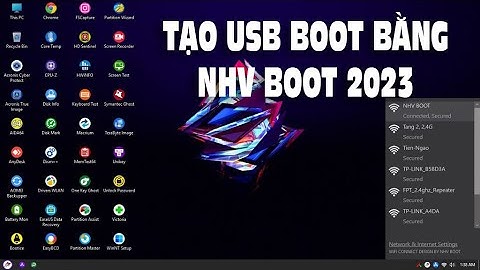 Hướng dẫn tạo USB boot NHV 2023 | Vàng Phạm