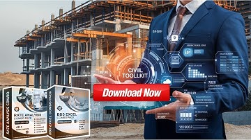 BBS & Rate Analysis Automatic Calculation Excel Sheets | Quantity Surveying & Rate Analysis