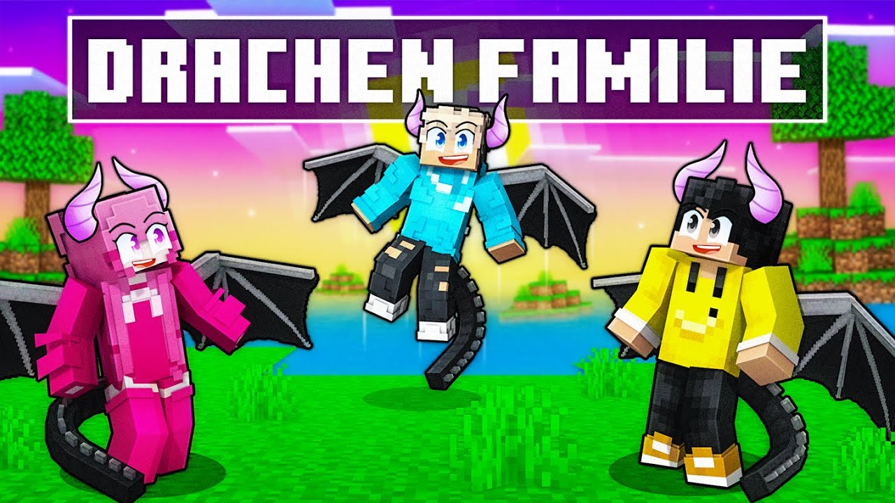 ADOPTIERT von einer DRACHEN FAMILIE in MINECRAFT!