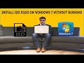 How To Install ISO Files On Windows 7 Without Burning ISO File Extractor ISO/File Mounter
