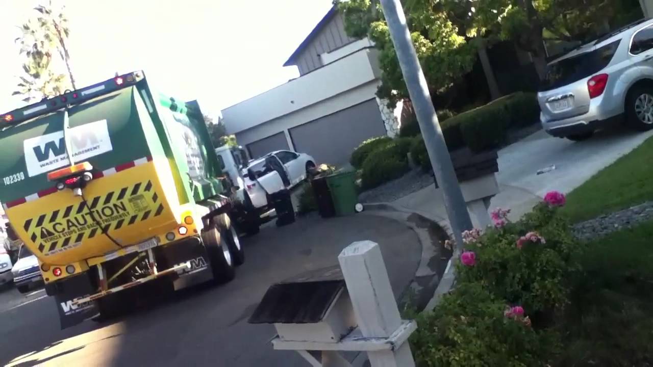 Brown Garbage Truck 92711 YouTube