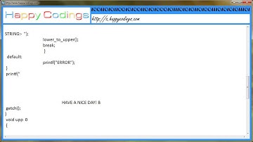 Prg  to convert upper case to lower case or lower case to upper case c code example