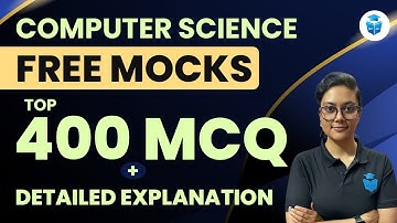 UGC NET Paper 2 Computer Science | Top 400 Questions | Free Mock Test Series by Aditi Mam | JRFAdda