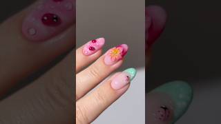 🧚🏻♀️🌺🫧 tropical vacation #nails #nailart #naildesign