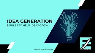 Details Idea Generation | 5 Rules to Help Ideas Grow | ennovamark Guide