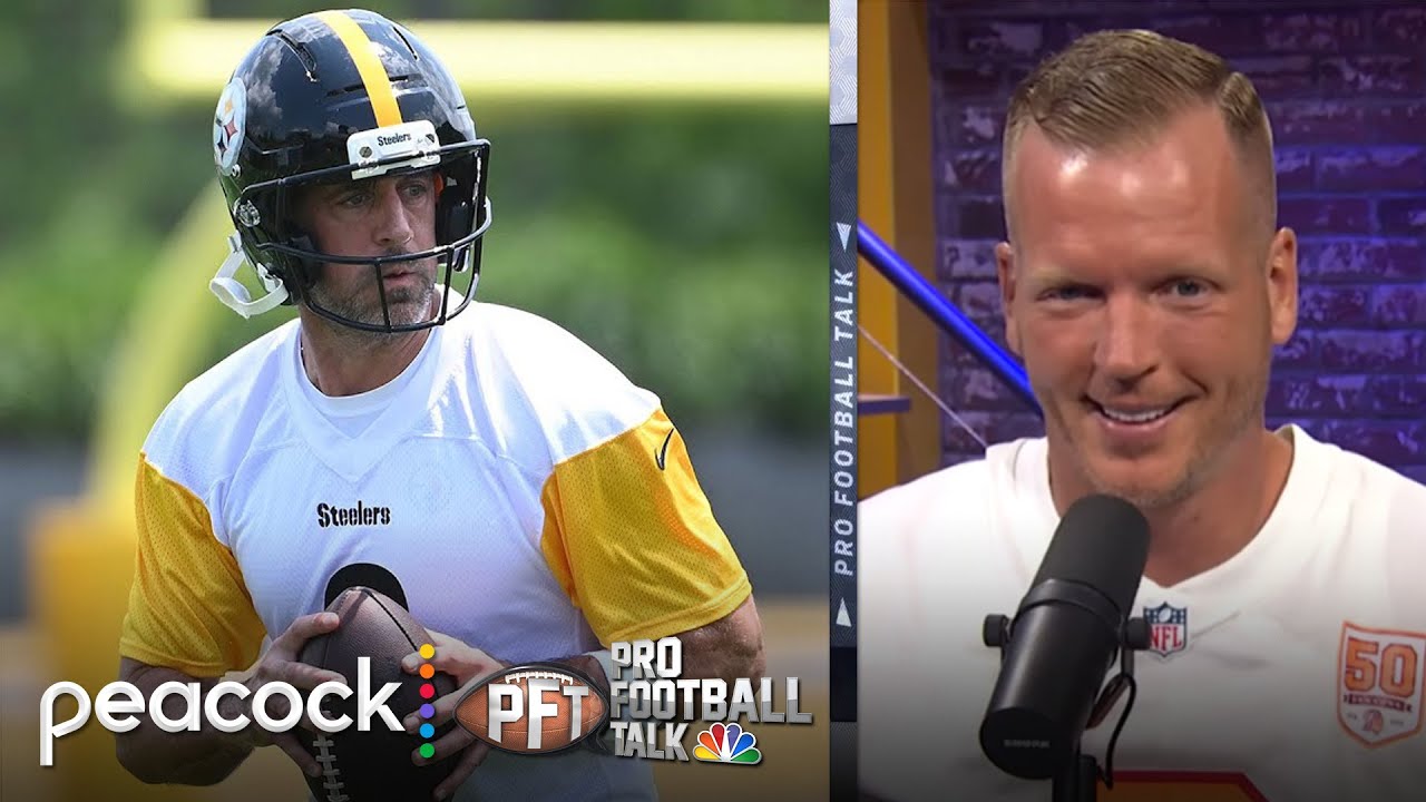 Aaron Rodgers at Pittsburgh Steelers training camp: Early reactions | Pro Football Talk | NFL on NBC