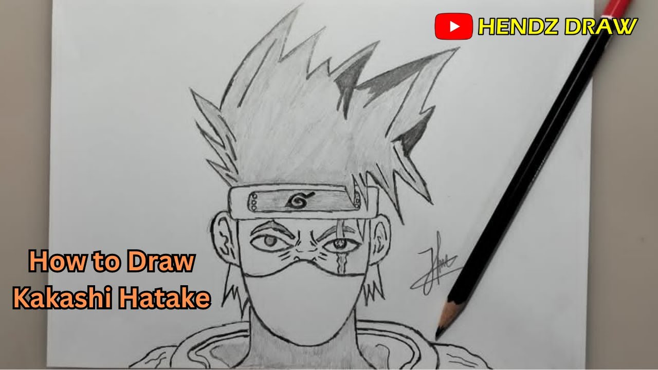 How to Draw Kakashi Hatake From Naruto - How to draw step by step-saigonsouth.com.vn