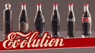 Evolution of Coke bottle.