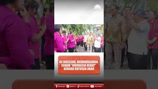 Visit To Buleleng Minister Of Education Does Great Indonesia Gymnastics With Hundreds Of Children