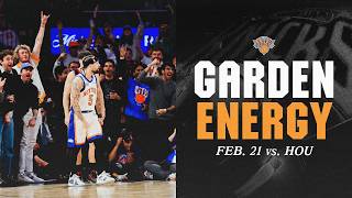 The ENERGY of Madison Square Garden during the Houston Rockets 4th Quarter Comeback was SPECIAL ⚡️🔊