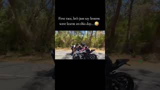 #lessonlearned #race #firsttime #welivetoexplore #itiswhatitis #girlswhoridemotorcycles