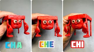 I made Chachechi with plasticine #brainrotmeme #italianmeme #clay #sculpting #chachechi #plasticine 