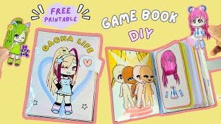 [✨️Tutorial✨️] Gacha Paper DIY Game Book | Free Printable 🎁 Cat Mola