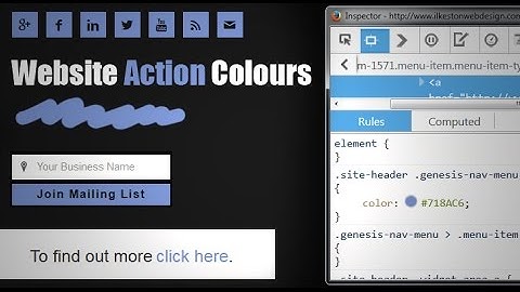 The Power of Action Colours for Website Links & Buttons