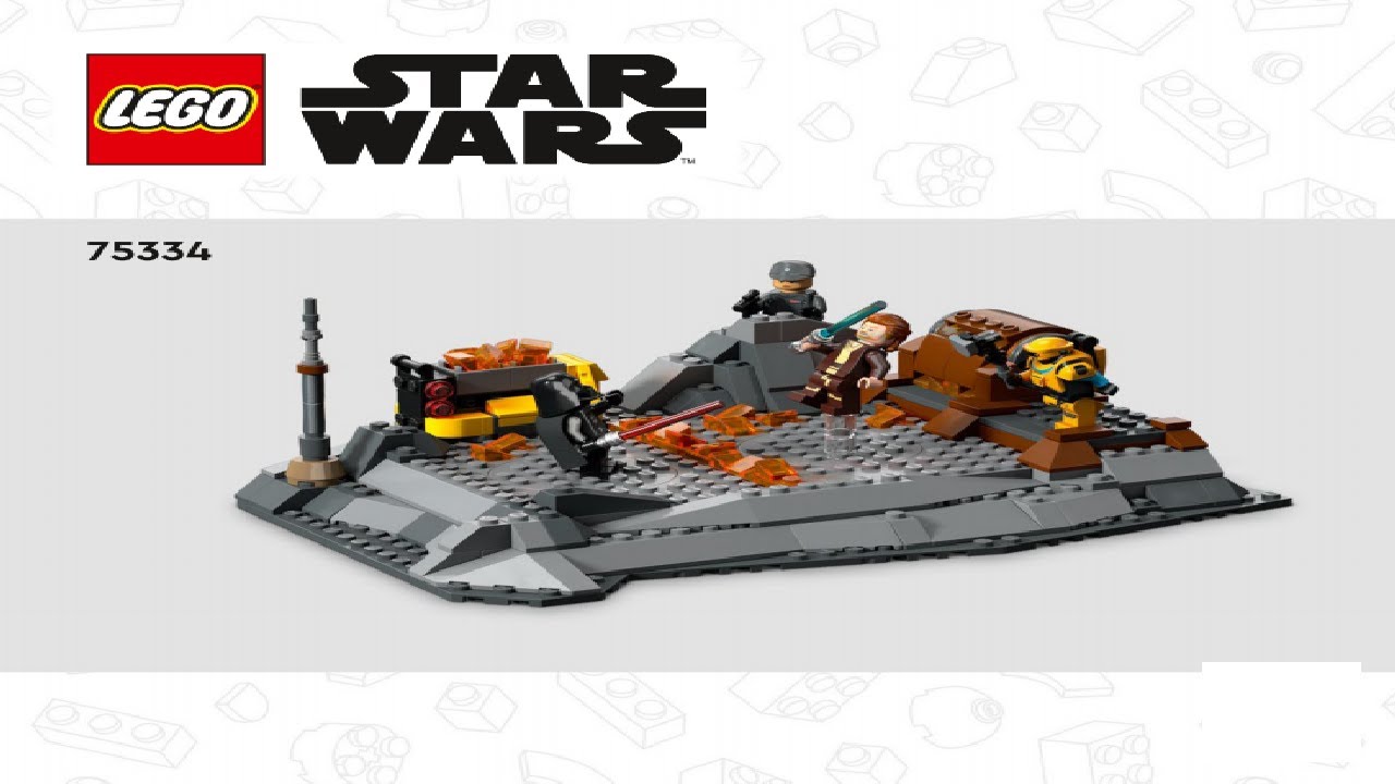 LEGO instructions - Star Wars - 75334 - Obi-Wan Kenobi vs. Darth