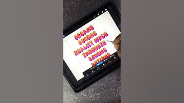 3D Lettering In Procreate 🧡 #digitalart #shorts #procreate #art #ytshorts #inspiration #motivation