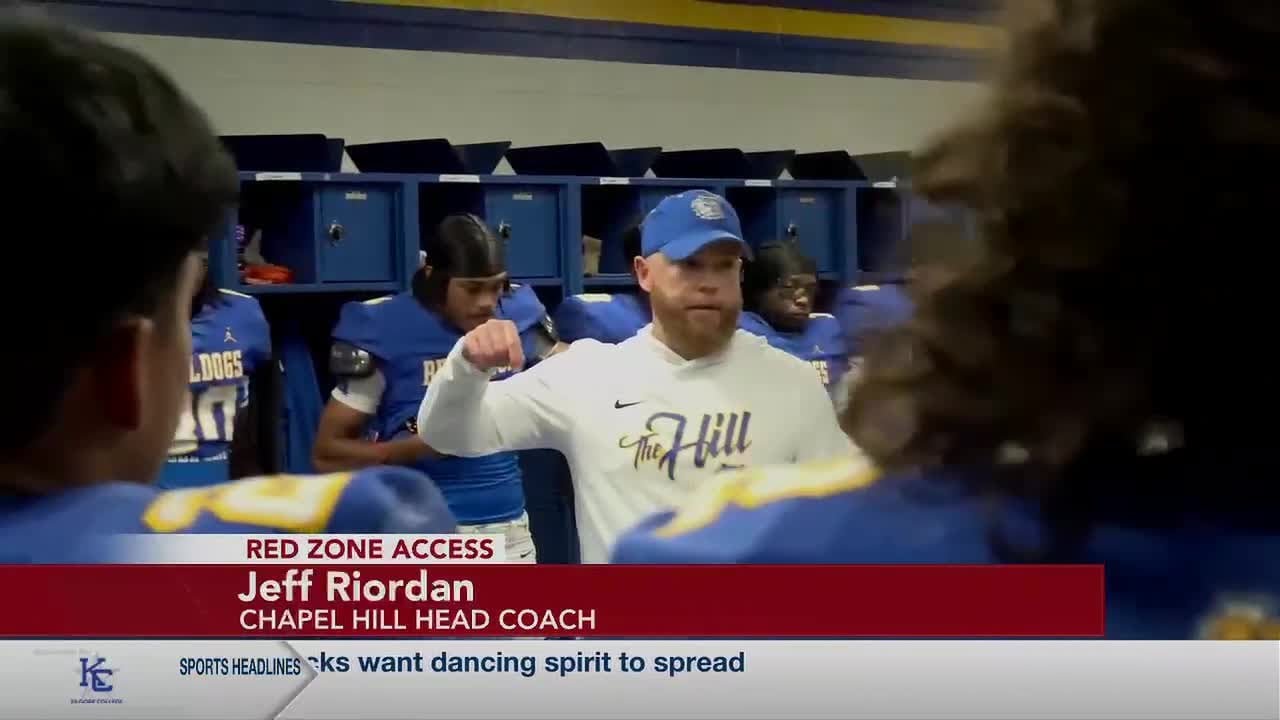Red Zone Access: 'The Beard' Jeff Riordan hypes up Chapel Hill Bulldogs